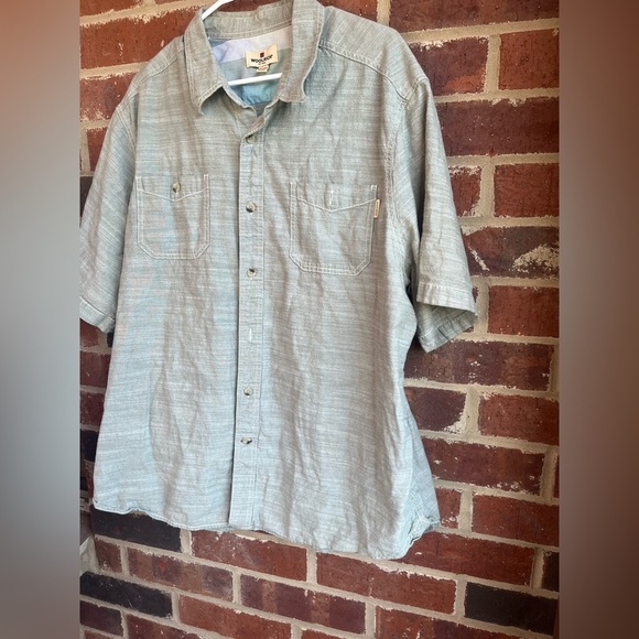 Woolrich Men’s Cotton Casual Button Down Size XXL - Picture 4 of 7
